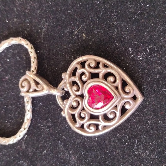 Brighton Retired Heart with red crystal heart - Picture 3 of 6